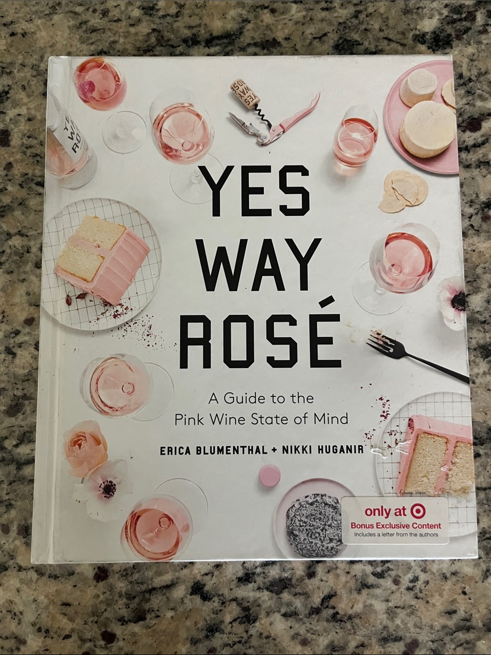 Target Yes Way Rosé Book - Pink and White Cover